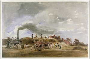 Battage du maïs - Peter de Wint